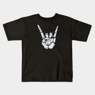 Skeleton Horns Kids T-Shirt